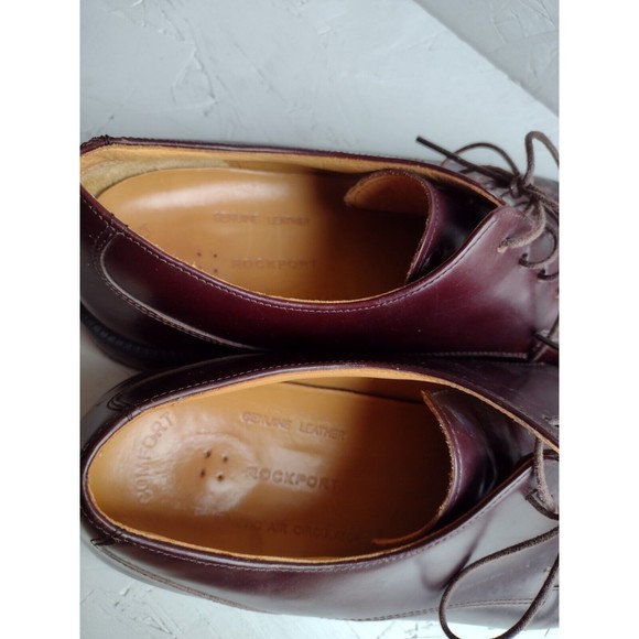 Rockport Brown Leather Kinetic Air Circulator Mens Oxfords 11.5 M - Picture 5 of 10